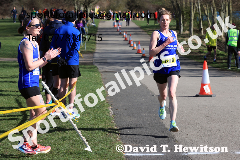 Senior Womens 2026 NECAA Royal Signals Road Relays, Hetton Lyons Country Park, Hetton le Hole. Photo: David T. Hewitson/Sports for All Pics